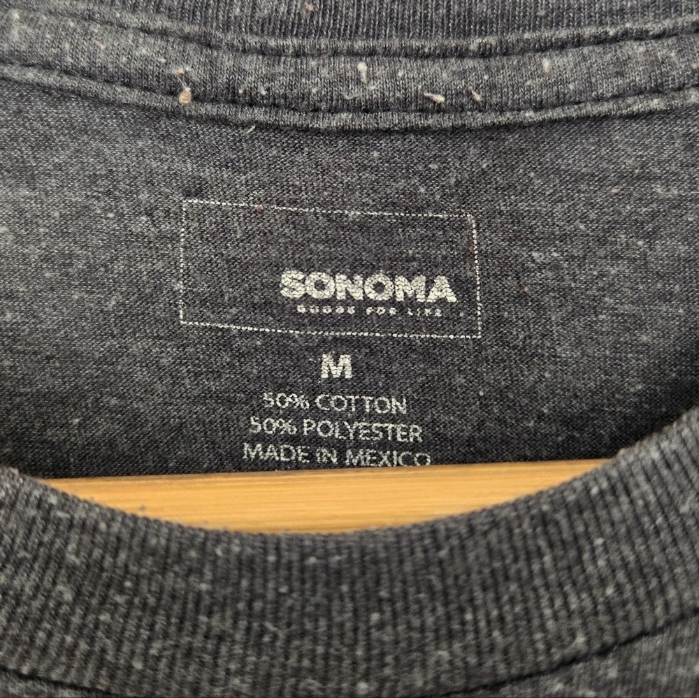 Sonoma Classic Rock Gray T-Shirt Size Medium - Picture 2 of 3